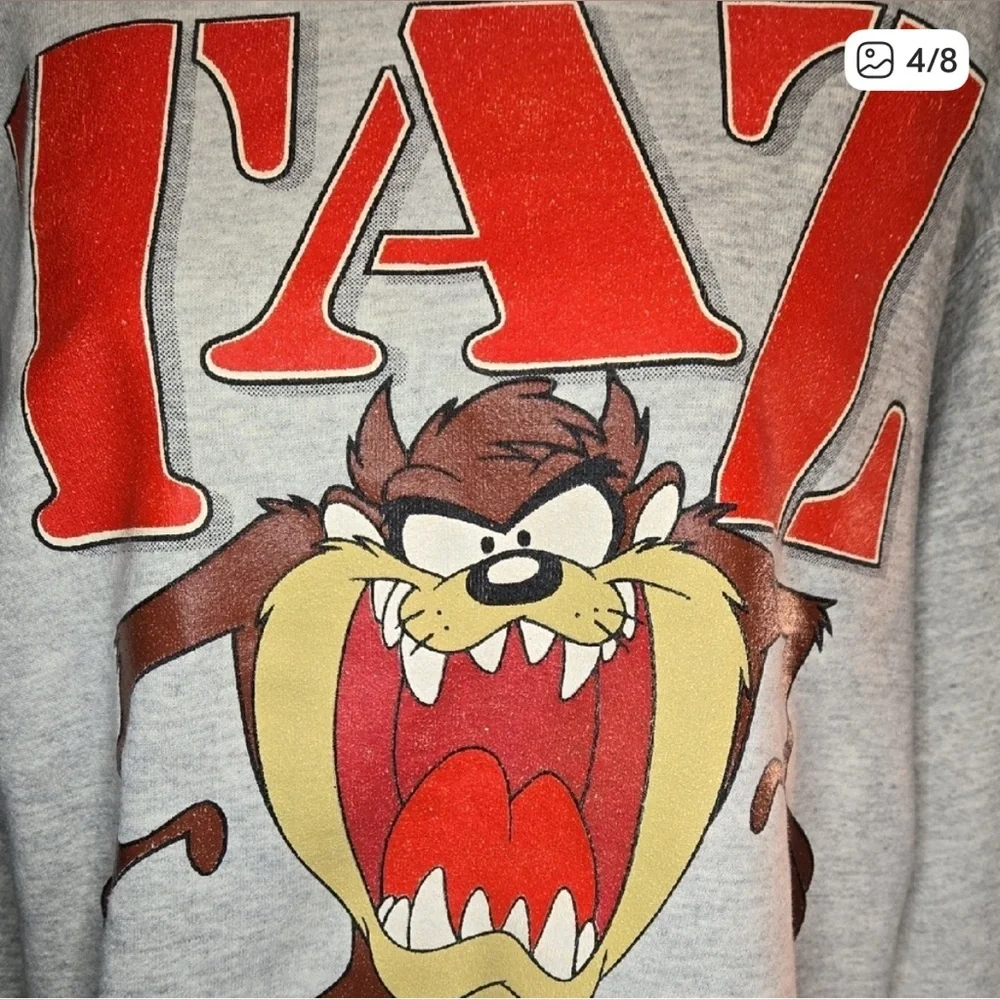 VINTAGE 1992 🤎❤️ TAZ SWEATSHIRT ❤️🤎 - Picture 4 of 10